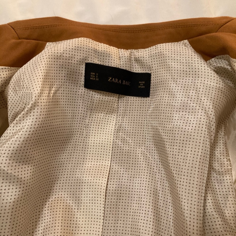 Zara Basic Jacket Tan - Picture 3 of 7